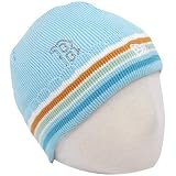 New Era Boston Red Sox Infant Girls Light Blue Little Stripe Cuffed Knit Beanie
