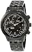 Timex Men's T2N614DH Intelligent Quartz Traveller World Time Black Dial Ion-Plating Bracelet Watch