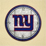 New York Giants NFL Art Glass Clock