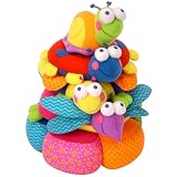 Enlarge toy image: Edushape Happy Bugs Stacker Soft Activity Toy - infant and baby development