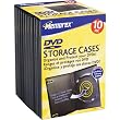 Black DVD Storage Cases - 10 Pack