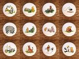 SET (12) CLASSIC POOH WINNIE THE POOH DRESSER DRAWER PULLS KNOBS