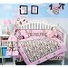 SOHO Pink Camo Baby Crib Nursery Bedding Set 13 pcs included Diaper Bag with Changing Pad & Bottle Case