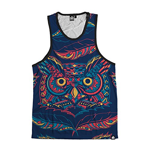 INTO THE AM Hoot All Over Print Rave Tank
