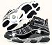 Men's Air Jordan 6 Rings (HOF Edition) (Black-Varsity/Red-White-Metallic/Gold)