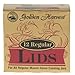 Golden Harvest Regular Canning Lids 5 Packs of 12 (60 Total Lids)