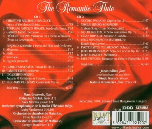 Cover image : ロマンティック・フルート(2枚組)(The Romantic Flute)