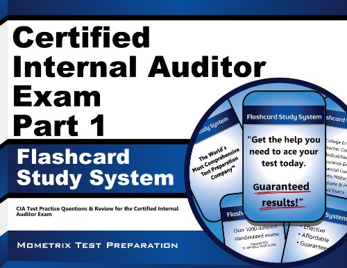 certified internal auditor exam part 1 flashcard study system cia test practice questions  review for the certified