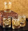 Hortense B. Hewitt 10189P Monogram Glass Set