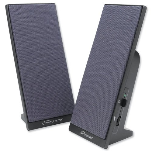 Compucessory Computer Speaker Set Flat Panel