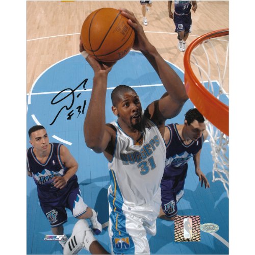 Mounted Memories Denver Nuggets Nene Hilario Autographed Photo