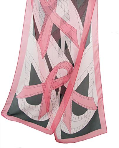 Breast Cancer Scarves (TEXTURE 13 X 60 IN)