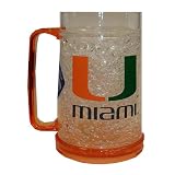Miami Hurricanes Crystal Freezer Mug - B0008GLVJA