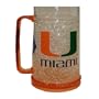 NCAA Miami Hurricanes 16-Ounce Crystal Freezer Mug