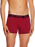 Pepe Jeans London Pack x 2 Bóxers Dillon (Rojo)
