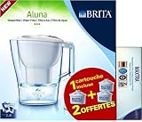 Brita - 104202 - Carafe Aluna + Un Pack de 2 cartouches Maxtra - Blanche