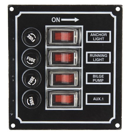 Seasense Switch Panel 4 Gang