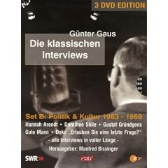 G�nter Gaus - Die klassischen Interviews: Politik & Kultur 1963 - 1969 (3 DVDs)