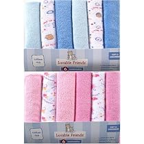 6-Pack Washcloths in Blue