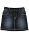 Beebay Girls 97% Cotton, 3% Elastane Denim Skrit (Denim Blue ) RS.472.00