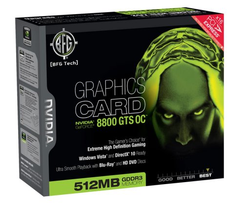 Nvidia Geforce 8800GTS Pcie 512MB 2PORT VGA Dvi HDtv Retail