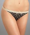 Elle Macpherson Intimates Fleur De Lis Thong Panty