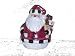 Santa Tea Light Candle Lantern