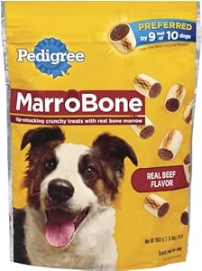 Pedigree MarroBone Snack Food for Dogs, 24-Ounce Pouches (Pack of 8)