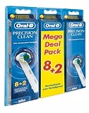 Braun Oral-B Aufsteckbürsten Precision Clean 8 + 2 für alle rotierenden Zahnbürsten von Oral-B (limitierte Edition)