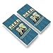 Beer Goggles Eventually Lights in The Bar Always Come On Funny Humor Eraser Set of 2