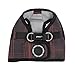 PUPPIA Authentic Cyberspace Pet Harness B, X-Large, Black