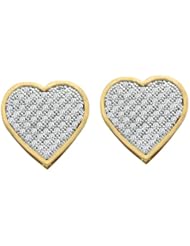 0.33CT-DIA HEART EARRINGS