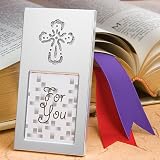 Shining Cross picture frame