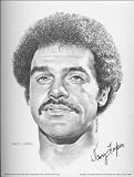 1974 Dave Lopes Los Angeles Dodgers Lithograph