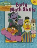 Early Math Skills: Take-along Wipe-off Workbook With Crayon (Sesame Street: Take Along Wipe-Off Workbook)