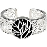 Sterling Silver Onyx Bangle Bracelet