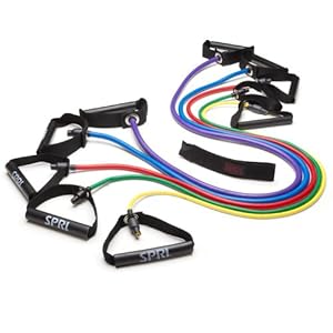 SPRI ES500R Xertube Resistance Band (Green, Light)
