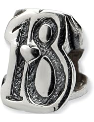 Reflection Beads Silver 18 Special Years Bead