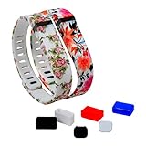 DigiHero 2 pcs Large Size Wristbands Replacement Band With Clasps for Fitbit FLEX Only /No tracker/ Wireless Activity Bracelet Sport Wristband Fitbit Flex Bracelet Replacement Arm Band Armband