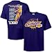 Majestic Los Angeles Lakers 2009 NBA Champions Purple Attitude of Champions Roster T-shirt