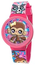 Littlest Pet Shop Kids' Mix & Match Interchangeable Flip Top Watch #WY5362579AMC