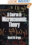 A Course in Microeconomic Theory
