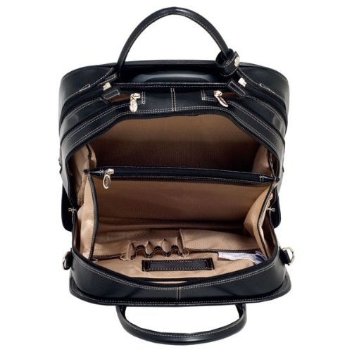 McKleinUSA LA GRANGE 96498 Blue Leather Vertical Detachable-Wheeled Ladies' Briefcase McKleinUSA LA GRANGE 96498 Blue Leather Vertical Detachable-Wheeled Ladies' Briefcase
