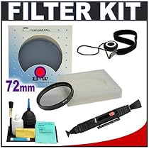 B+W Digital 72mm Circular PL Polarizer MRC Lens Filter + Accessory Kit for Canon, Nikon, Sony, Olympus & Pentax Lenses