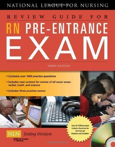 review guide for rn pre entrance exam 3rd third edition by natl league nursing published by jones and bartlett