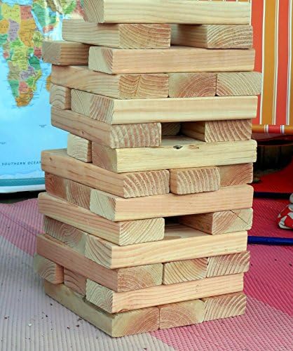 Yard Tumble Tower, Building Block Game, Giant Size