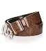G by GUESS Rhinestone Script G Belt on Snake Panel