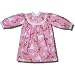 Flannel Nutcracker nightgown with lace trim for toddlers in Pink.