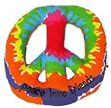 Tie-Dye Peace Pillow, Camp Autograph Pillow