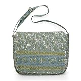 Olive n Figs Quilted Messenger Bag - Blue Murvy
